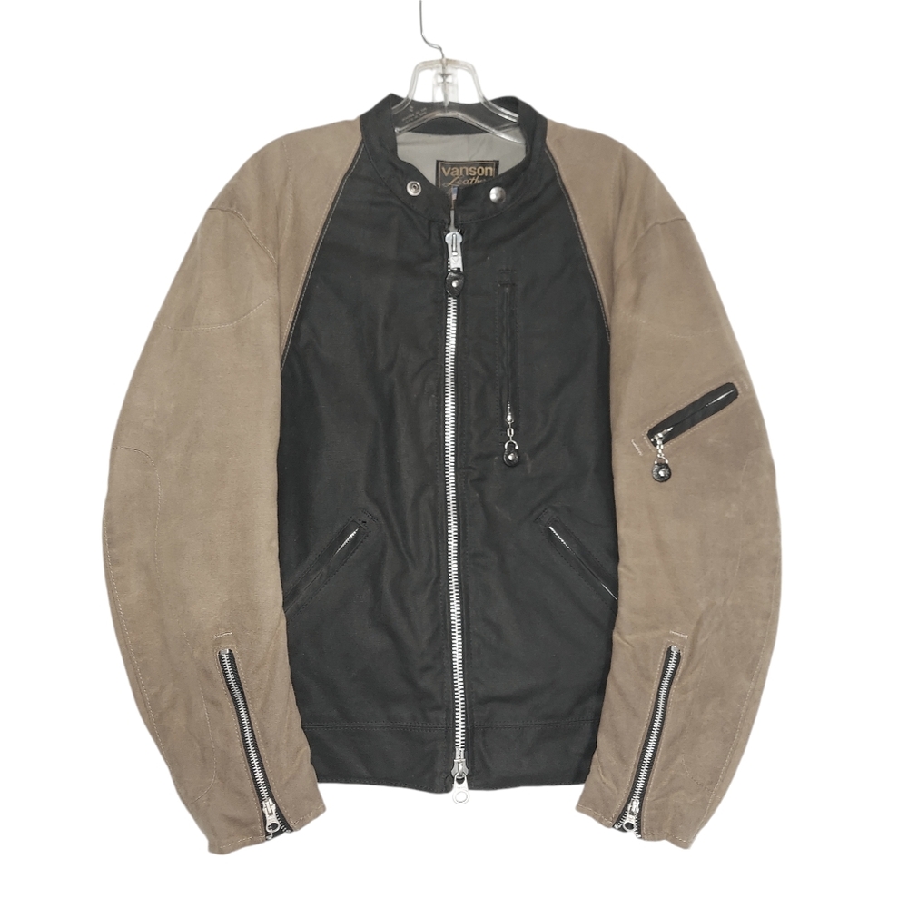 Black and Tan Vanson Leathers Jacket